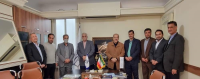 حضور رئیس و اعضای دفتر نمایندگی انجمن روابط عمومی ایران در کاشان در دفتر مرکزی انجمن