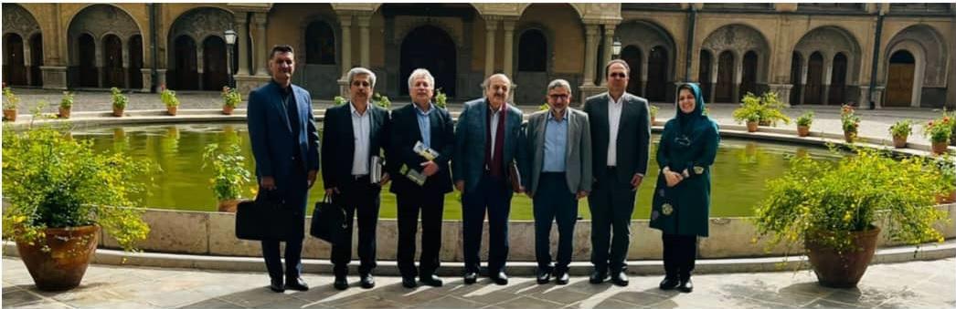 دیدار خسرو رفیعی رئیس انجمن روابط عمومی ایران از عمارت مسعودیه